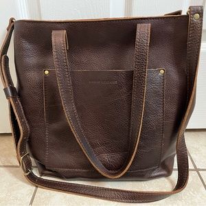 Portland Leather Goods Coldbrew Zipper Crossbody Tote
